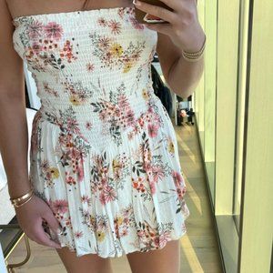Blue Life Floral Romper